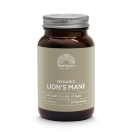Mattisson Lion's Mane 500 mg 60 capsules