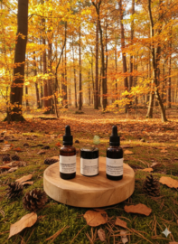 Voordeelpakket; Chaga dubbeltinctuur, Dennennaalden tinctuur, Mineralen tandpoeder.