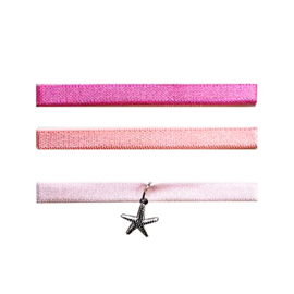 Bandjes- Starfish 'roze'