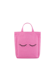 Canvas tas- Wimpers 'roze'