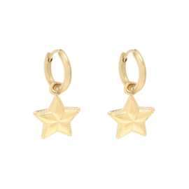 Oorbellen- Little Star 'goud'