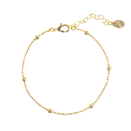 Armband- Sweet Little Dots 'goud'