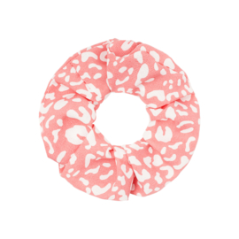 Scrunchie- Pastel Pattern 'roze'