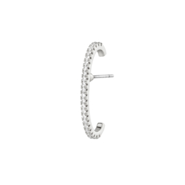 Ear cuff oorbel- Shine 'zilver'