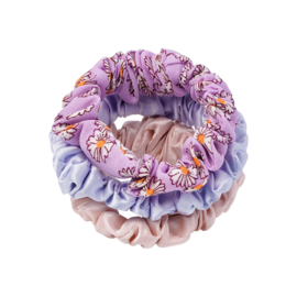 Scrunchie set klein- Lovely 'paars'