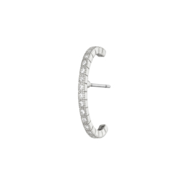 Ear cuff oorbel- Shimmer 'zilver'