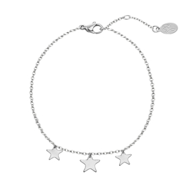 Armband- Triple Stars 'zilver'