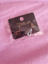 Oorbellen- Chirstmas Heart 'goud'