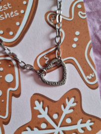 Ketting- Lovely Chirstmas 'zilver'