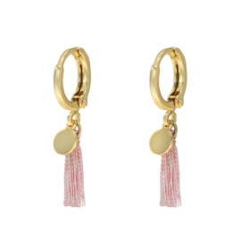 Oorbellen- Shiny Tassel 'goud'