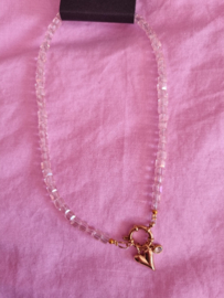 Ketting- Pink Christmas 'goud'