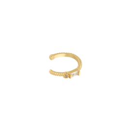 Ear cuff- Special Stone 'goud'