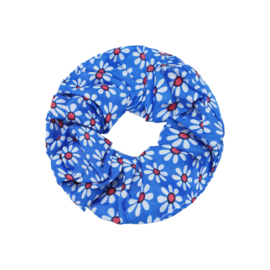 Scrunchie- Flora Colors 'blauw'