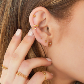 Ear cuff- Monica 'goud'