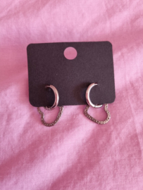 Oorbellen- Lovely Christmas 'zilver'