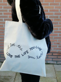 Katoenen tas- Love Life