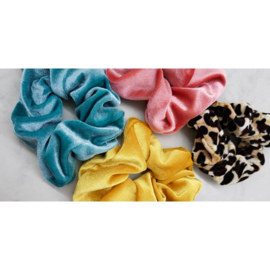 Scrunchie- Velvet 'groen'