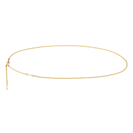 Buikketting- Twisted 'goud'