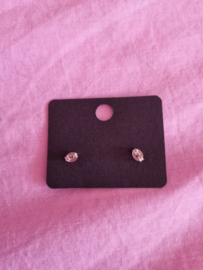 Oorbellen- Chirstmas Heart 'zilver'