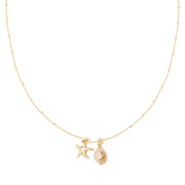 Ketting- Beach 'goud'