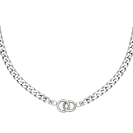 Ketting- Intertwined 'zilver'