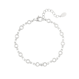 Armband- Olivia 'zilver'