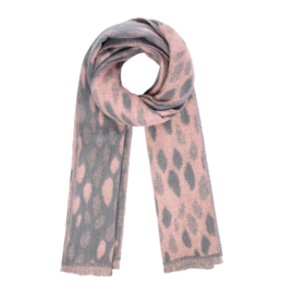 Sjaal- Dierenprint 'roze'