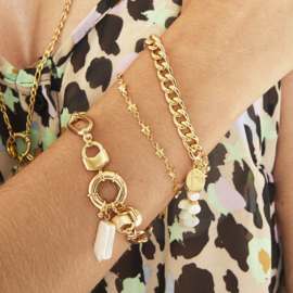 Armband- Chained Stars 'goud'