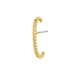 Ear cuff oorbel- Dots 'goud'