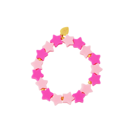 Armband- Sterrennacht 'roze'- kids