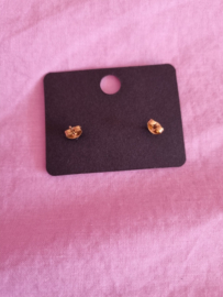 Oorbellen- Chirstmas Heart 'goud'