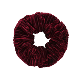 Scrunchie- Crushed Velvet 'rood'