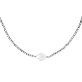 Ketting- Locked Heart 'zilver'