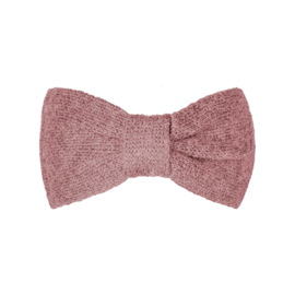 Hoofdband- Cozy Bow 'roze'