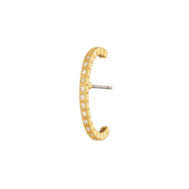 Ear cuff oorbel- Shimmer 'goud'