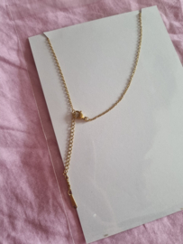 Ketting- Chirstmas Heart 'goud'