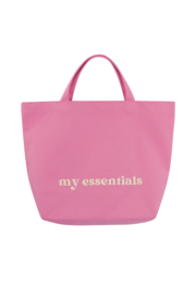 Canvas shopper- My Essentials 'fuchsia'