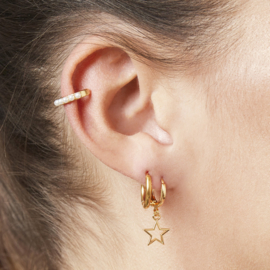Ear cuff- Pearly 'goud'
