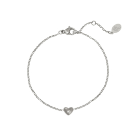 Armband- Always in my Heart 'zilver'