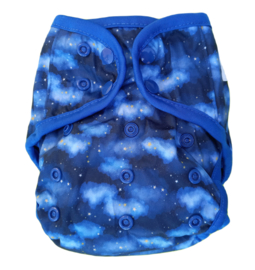 Fluffy Nature cover Onesize (snaps) (3,5-15kg) - Starry Night