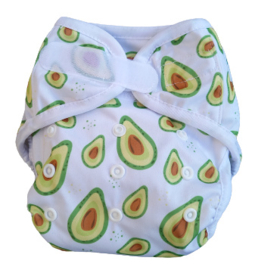 Fluffy Nature overbroekje (klittenband) Onesize (3,5-15kg) - Avocado