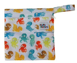 Fluffy Nature Mini-Wetbag Colorful Octopus