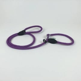 Dogogo retriever hondenlijn 150 cm x 12 mm, paars/violet (Moxonlijn)