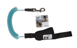 K9 Coil Leash Large Turquoise