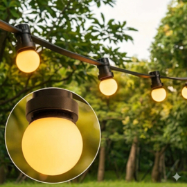 Led lamp melk witte kap extra warm 2000K - 1 Watt