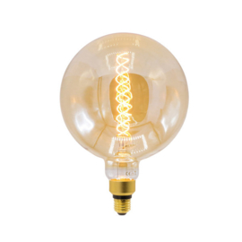 Filament xxl led lamp spiraal rond glas 8,5 Watt - dimbaar