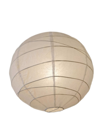 Ronde lampion bamboe gedraaide ribben 50 cm