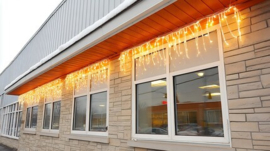 24 meter ijspegel kerstverlichting warm wit - witte snoeren