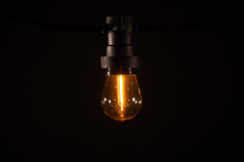 Led lamp filament transparant warm wit 2200K - 1 Watt