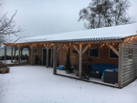 30 meter ijspegel kerstverlichting warm wit met 1140 lampjes